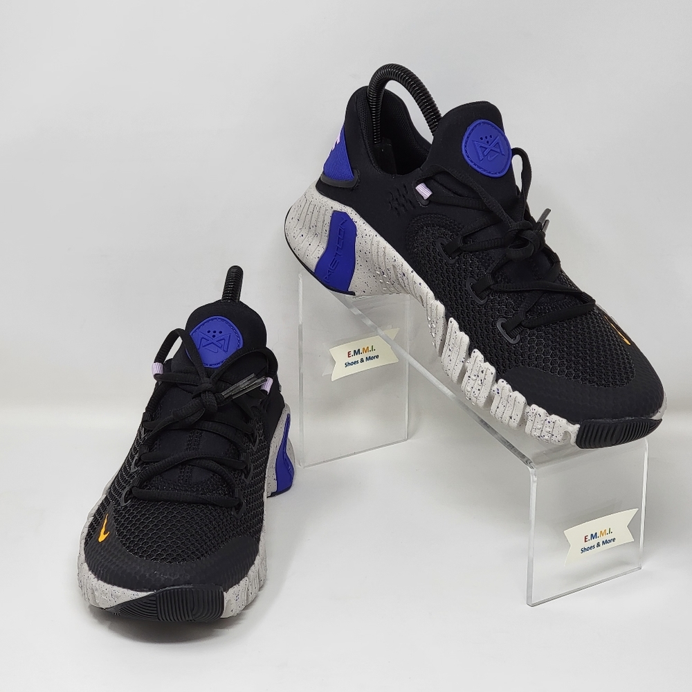 Nike Free Metcon 4 'Black Yellow Ochre Lapis' CZ0596-002 Women's Size Multi New